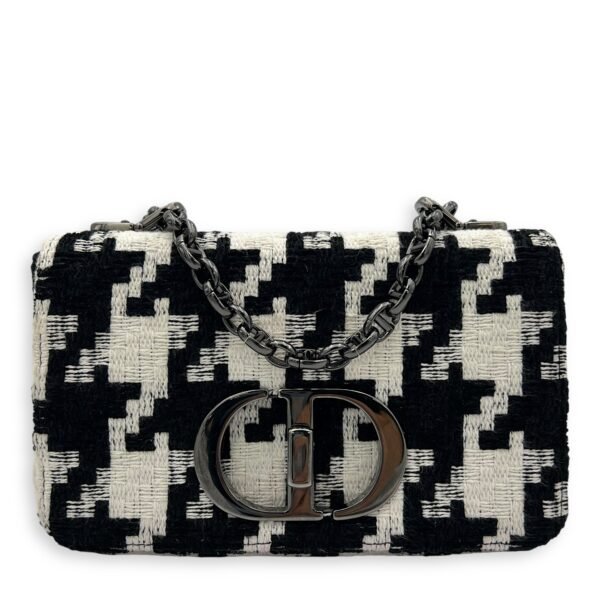 Caro Small Multi-colour Shoulder Bag in Tweed, Silver hardware