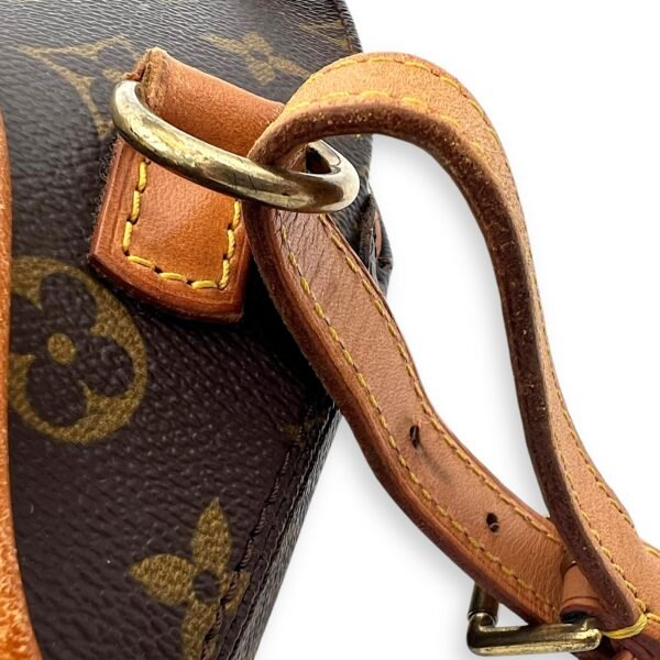 Ellipse Backpack Brown in Monogram Coated Canvas, Gold hardware - Image 11