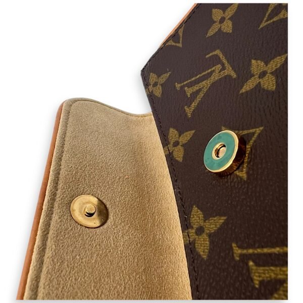 Florentine Belt Bag Brown in Monogram Coated Canvas, Gold hardware - Image 11