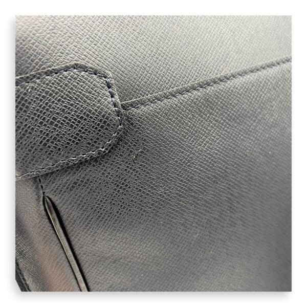 Milo Blue Messenger in Taiga Leather, Silver hardware - Image 11