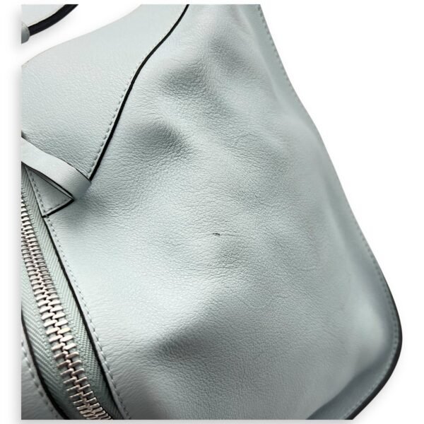 Hammock Medium Blue Top Handle Bag in Calfskin, Silver hardware - Image 11
