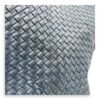 Intrecciato Shoulder Bag Blue in Lambskin, Ruthenium hardware - Image 11