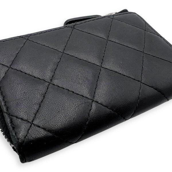 CC Wallet Black in Lambskin, Silver hardware - Image 11