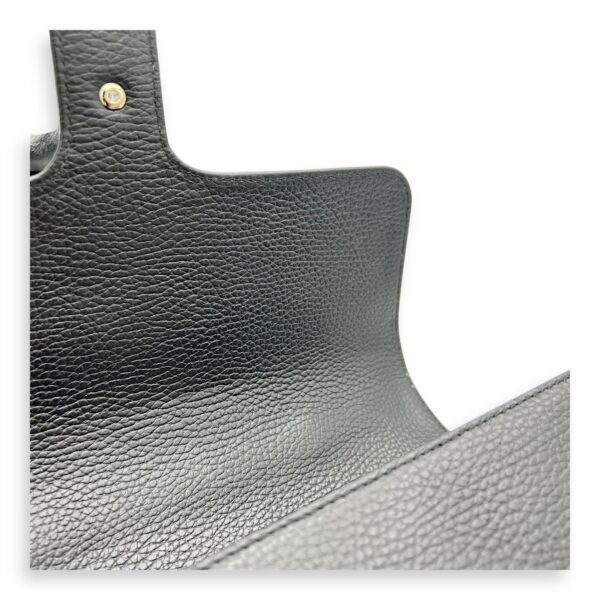Interlocking G Top Handle Bag Black in Calfskin, Silver hardware - Image 11