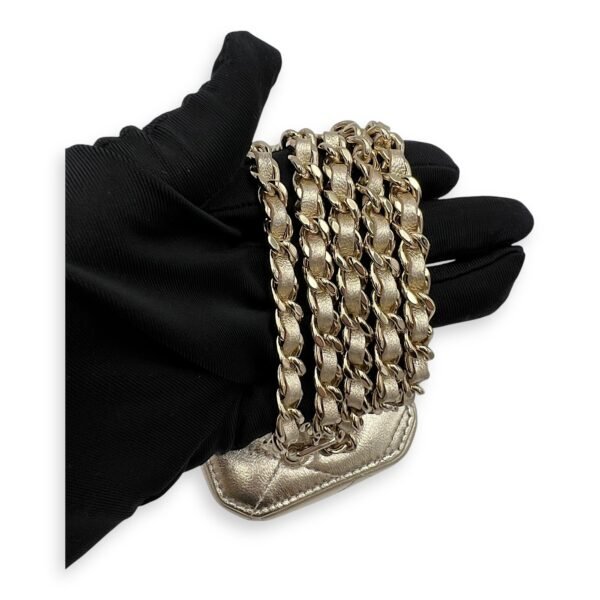 CC Vanity Bag Gold in Lambskin, Gold hardware - Image 10