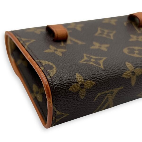 Florentine Belt Bag Brown in Monogram Coated Canvas, Gold hardware - Image 11