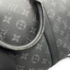 Keepall Bandouliere 45 Monogram Eclipse Duffle Bag in Coated Canvas, Silver hardware - Image 11