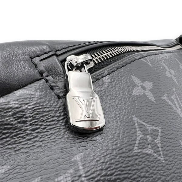 Discovery Black Belt Bag in Monogram Coated Canvas, Silver hardware - Image 11