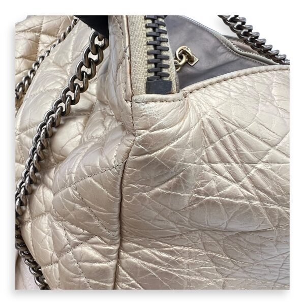 2 WAY BAG Top Handle Bag Gold in Calfskin, Brushed Gold hardware - Image 10