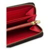 Christmas Animation Zippy Brown Wallet in Monogram Coated Canvas, Gold hardware - Image 8