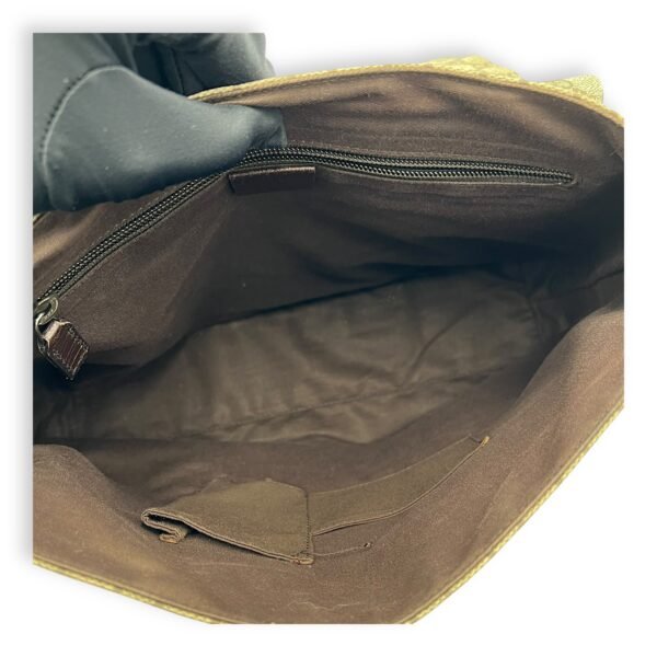 GG Supreme Messenger Brown in Coated Canvas, Silver hardware - Image 6