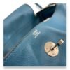 Lindy 34 Bleu Izmir in Evercolor, Palladium hardware - Image 12