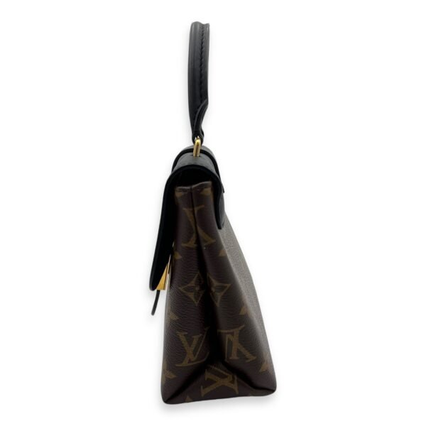 Locky BB Brown Top Handle Bag in Monogram Coated Canvas, Gold hardware - Image 4