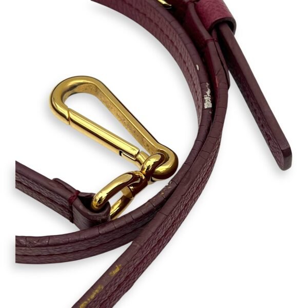 Lumineuse PM Red Tote Bag in Empreinte Leather, Gold hardware - Image 12