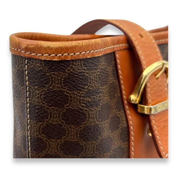 Macadam Tote Bag Brown in Coated Canvas, Gold hardware - Image 12