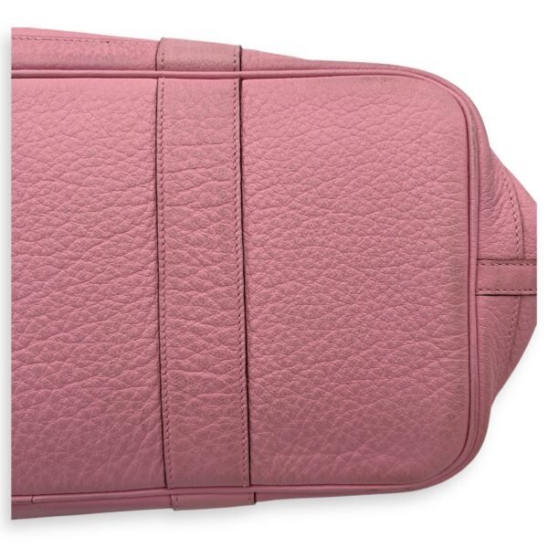 Garden Party 36 Sakura Pink Top Handle Bag in Negonda, Palladium hardware - Image 12