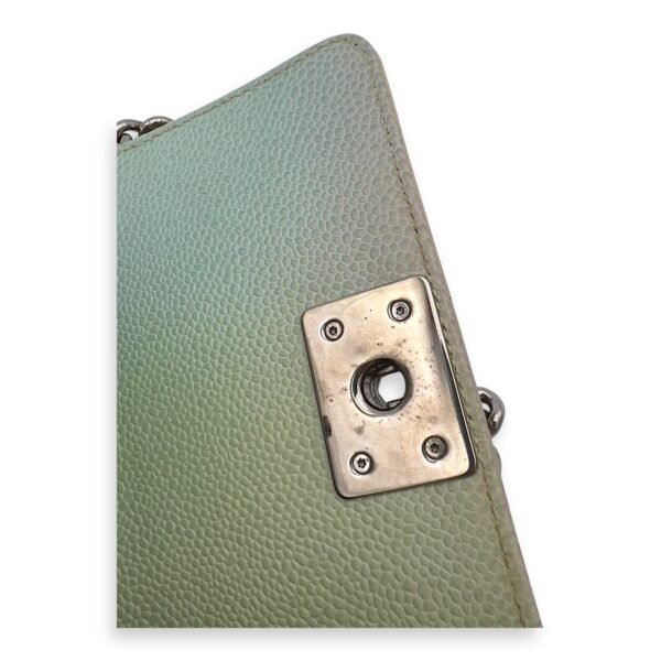 Boy Mini Multi-colour Shoulder Bag in Caviar Leather, Silver hardware - Image 12