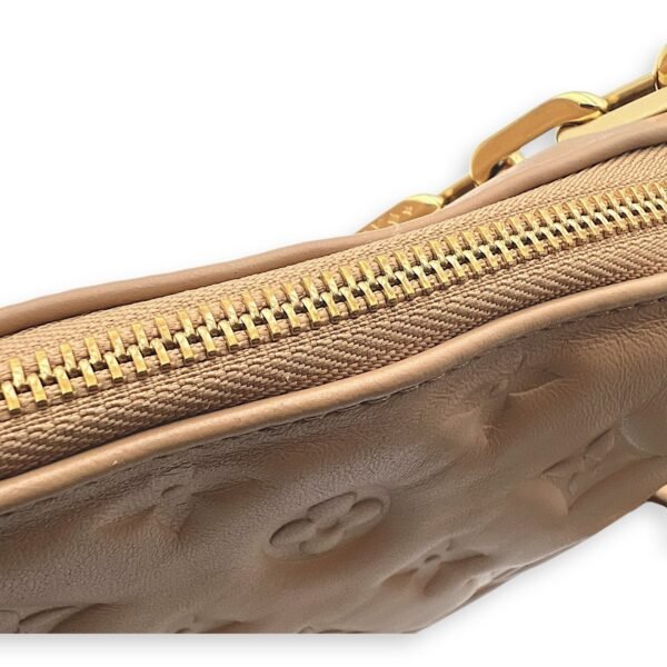 Coussin Beige Crossbody Bag in Calfskin, Gold hardware - Image 12