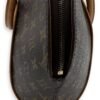 Ellipse Top Handle Bag Brown in Monogram Coated Canvas, Gold hardware - Image 12