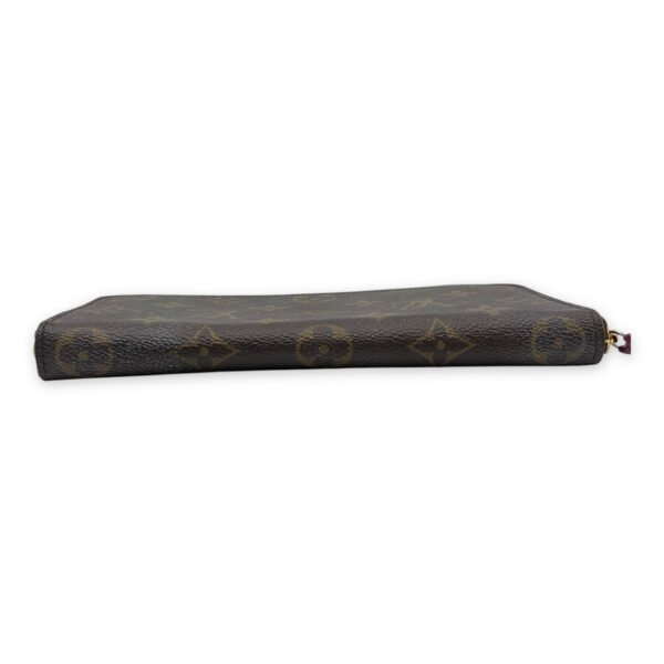 Clemence Wallet Brown in Monogram Coated Canvas, Gold hardware - Image 5
