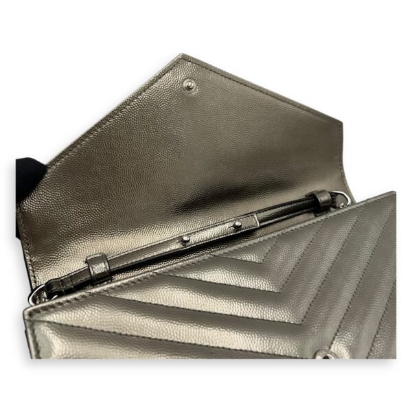 Cassandre Wallet On Chain Silver in Caviar Leather, Silver hardware - Image 8