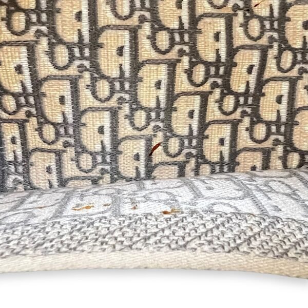 Book Tote Medium Grey Top Handle Bag in Jacquard - Image 12