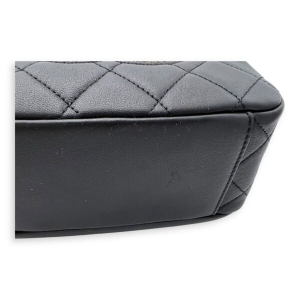 CC Camera Studded Black Shoulder Bag in Lambskin, Gold hardware - Image 12