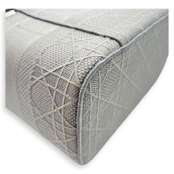 D-Lite Vanity Top Handle Bag Grey in Canvas, Silver hardware - Image 11