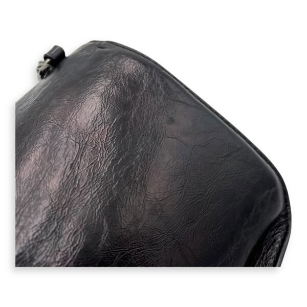 Glamlock Black Shoulder Bag in Calfskin, So Black hardware - Image 12