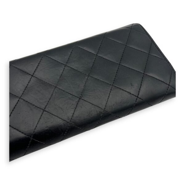 Classic Wallet Long Black in Lambskin, Silver hardware - Image 14
