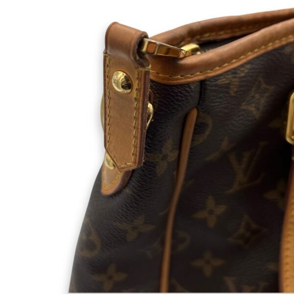 Estrela GM Brown Shoulder Bag in Monogram Coated Canvas, Gold hardware - Image 12