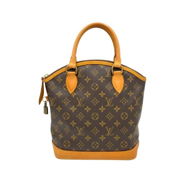 LockIt Top handle Bag in Monogram Coated Canvas   Gold hardware