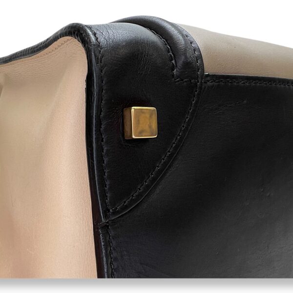 Luggage Mini Multi-colour Top Handle Bag in Calfskin, Gold hardware - Image 13