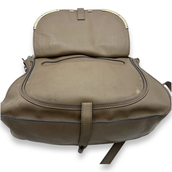 Marcie Shoulder Bag Grey in Calfskin, Light Gold hardware - Image 13