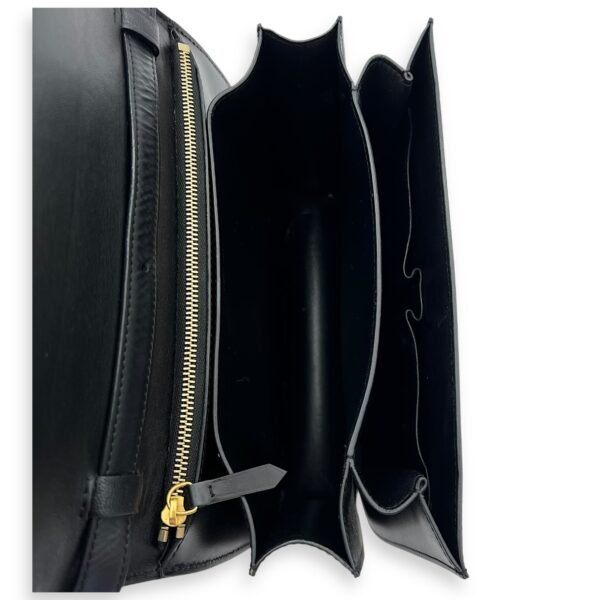Box Shoulder Bag Black in Calfskin, Gold hardware - Image 6