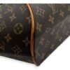 Ellipse Top Handle Bag Brown in Monogram Coated Canvas, Gold hardware - Image 13