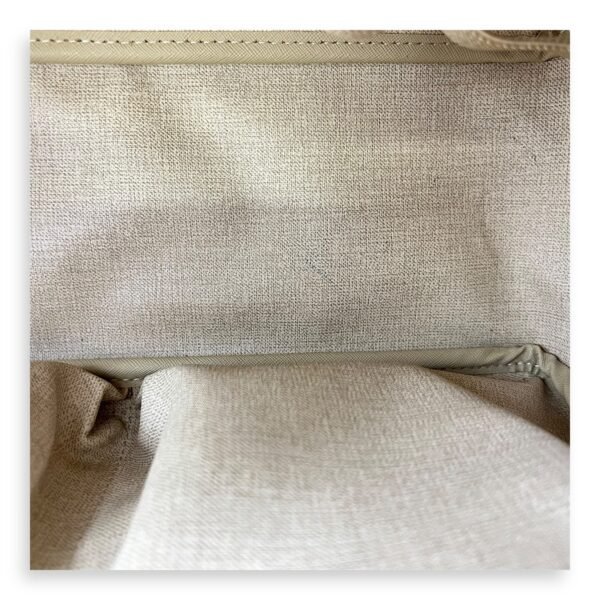 Deauville MM Brown Top Handle Bag in Monogram Coated Canvas, Gold hardware - Image 13