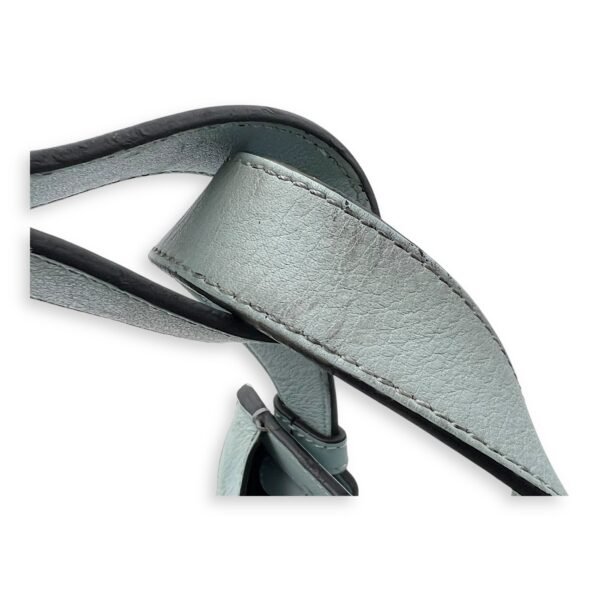 Hammock Medium Blue Top Handle Bag in Calfskin, Silver hardware - Image 13