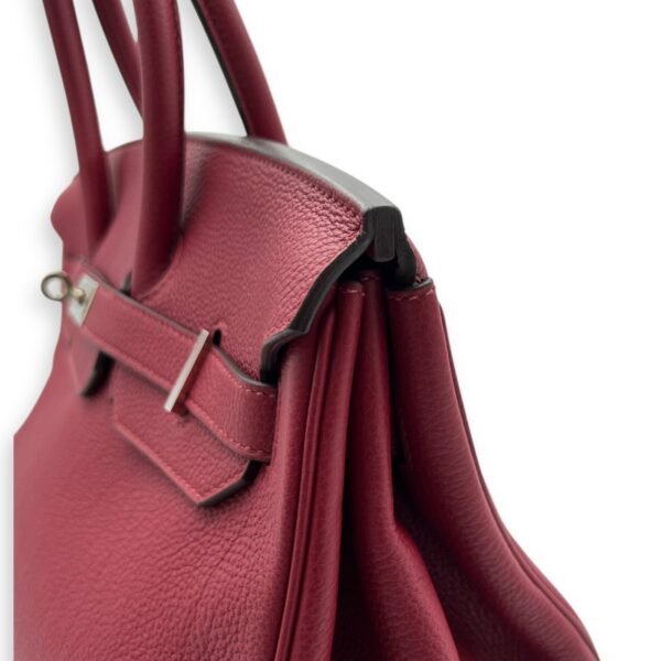 Birkin Rouge Grenat in Togo, Palladium hardware - Image 11