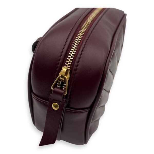 Camera Crossbody Bag Red in Calfskin, Gold hardware - Image 8