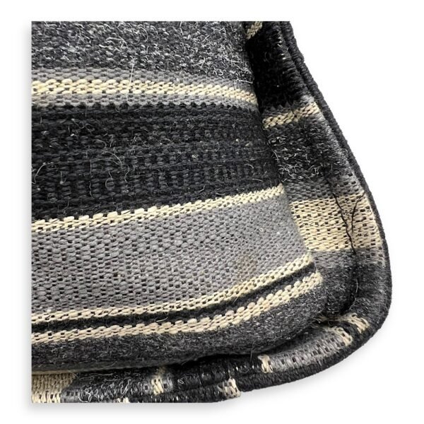 Deauville Tote Bag Black in Canvas, Silver hardware - Image 10