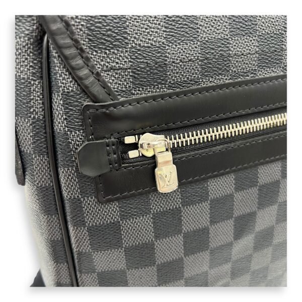 Daniel Messenger MM Graphite in Coated Canvas, Silver hardware - Image 11