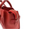 Luggage Top Handle Bag Micro Red in Calfskin, Gold hardware - Image 13