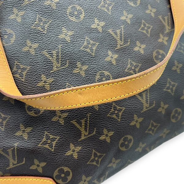 Estrela GM Brown Shoulder Bag in Monogram Coated Canvas, Gold hardware - Image 13