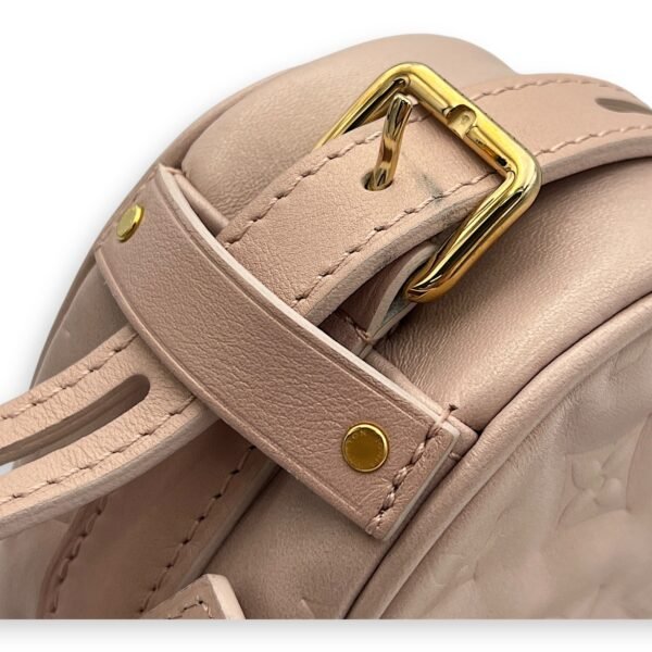Fall In Love Sac Coeur Crossbody Bag Pink in Lambskin, Gold hardware - Image 8
