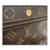 Christmas Animation Pochette Wallet On Chain Brown in Monogram Coated Canvas, Gold hardware - Image 14