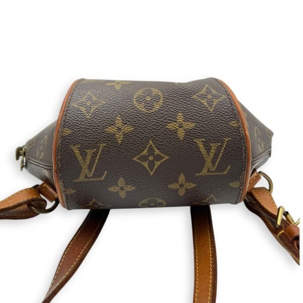 Ellipse Backpack Brown in Monogram Coated Canvas, Gold hardware - Image 5