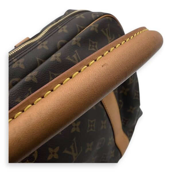 Carryall Travel Brown Top Handle Bag in Monogram Coated Canvas, Gold hardware - Image 14