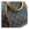 Ellipse Top Handle Bag Brown in Monogram Coated Canvas, Gold hardware - Image 14