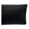 Intrecciato Pouch Black in Lambskin, Ruthenium hardware - Image 12